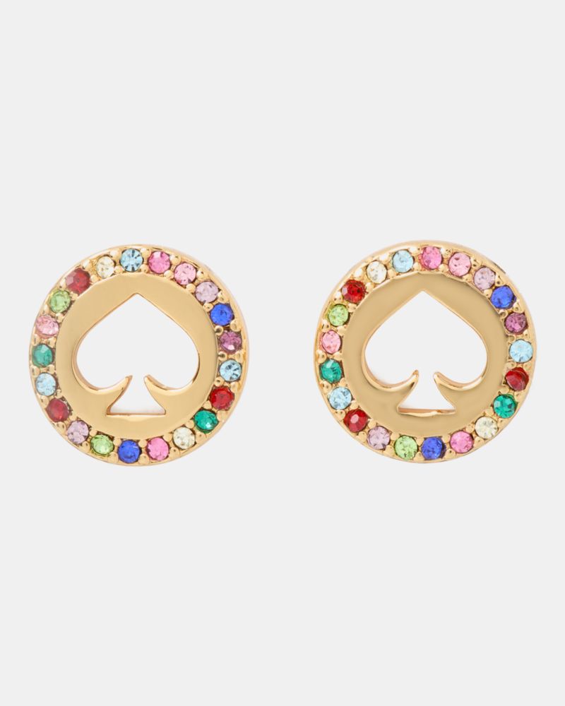 Kate Spade Outlet Spot The Spade Pave Halo Spade Studs - Preorder