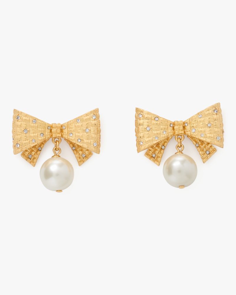 Kate Spade Outlet Wrapped In A Bow Drop Earrings - Preorder