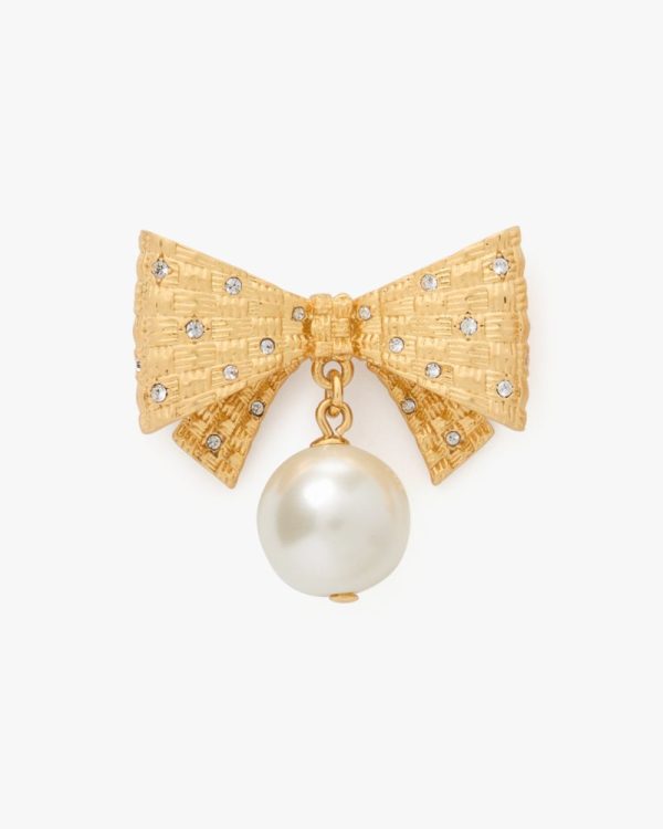 Kate Spade Outlet Wrapped In A Bow Drop Earrings - Preorder