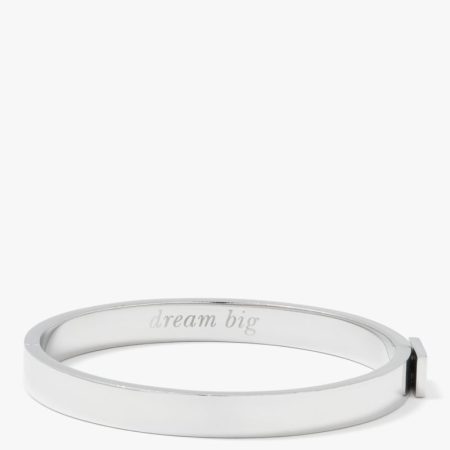 Kate Spade Outlet Dream Big Idiom Bangle - Preorder — Silver