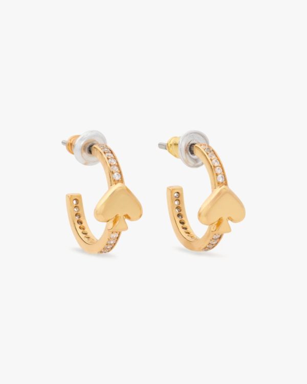 Kate Spade Outlet Everyday Spade Stone Pave Huggies - Preorder