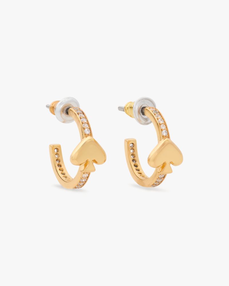 Kate Spade Outlet Everyday Spade Stone Pave Huggies - Preorder