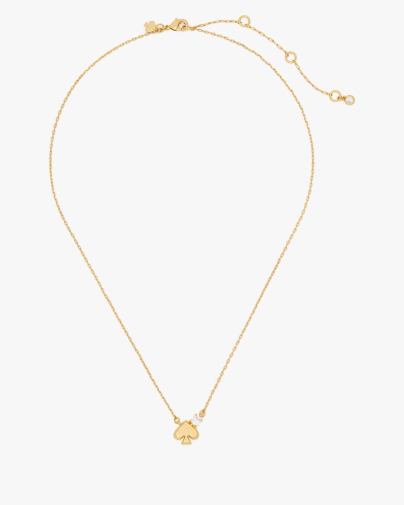 Kate Spade Outlet Everyday Spade Stone Pendant - Preorder