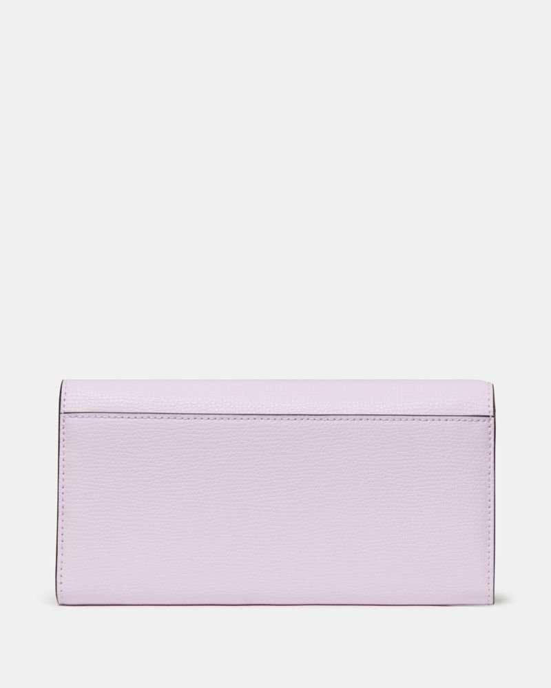 Kate Spade Outlet Phoebe Refined Grain Leather Turnlock Wallet On A Chain - Preorder