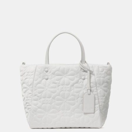 Kate Spade Outlet Tilly Quilted Small Tote Bag - Preorder — White Dove