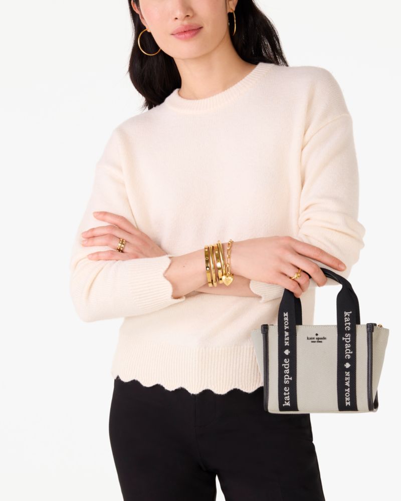 Kate Spade Outlet Kip Canvas Mini Tote Bag - Preorder