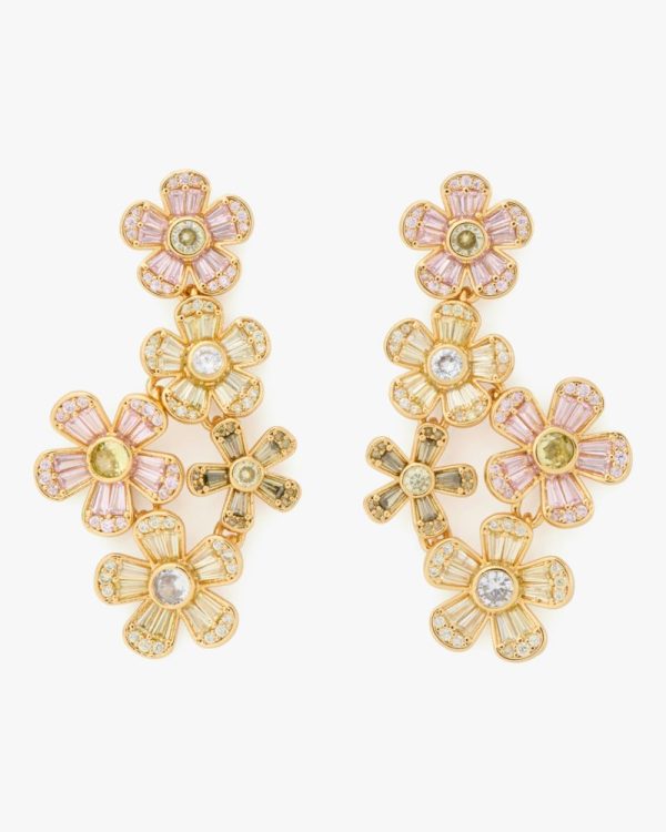 Kate Spade Outlet Fleurette Linear Earrings - Preorder