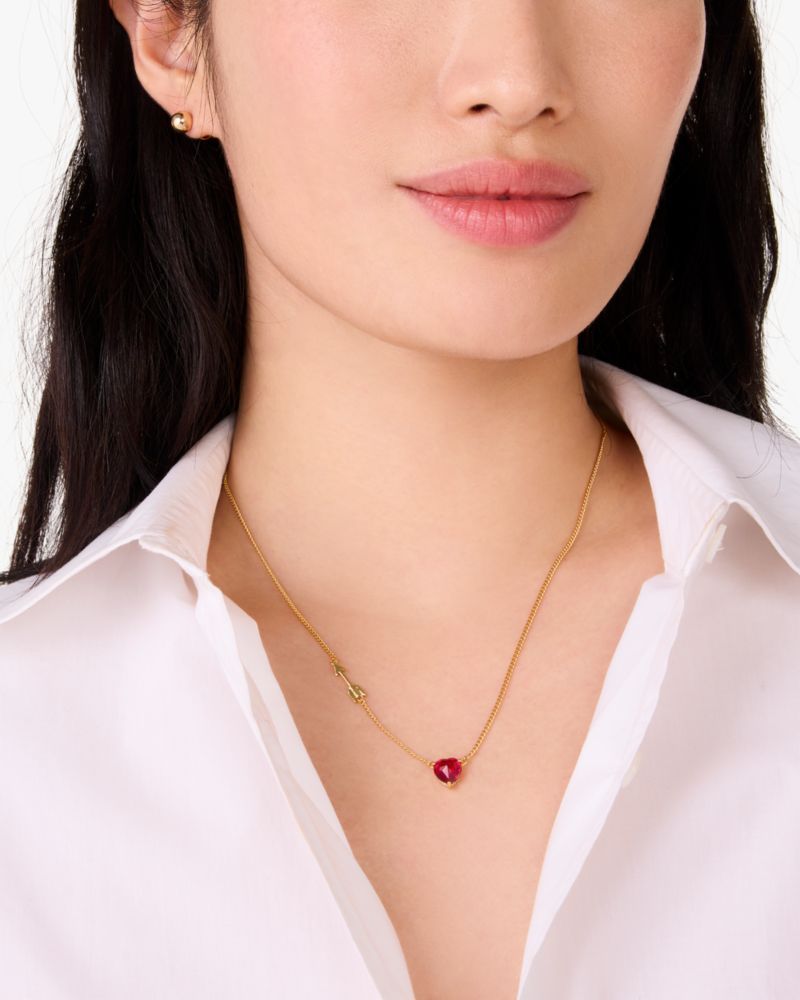 Kate Spade Outlet Lovestruck Heart And Arrow Necklace - Preorder