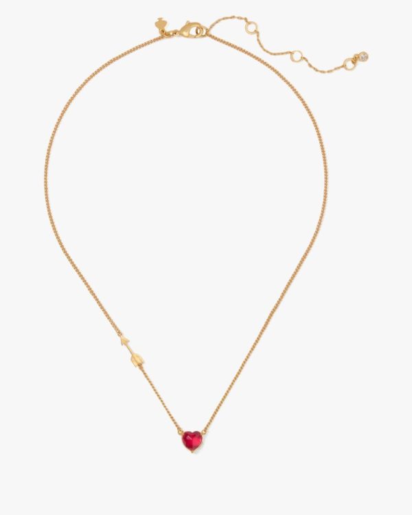Kate Spade Outlet Lovestruck Heart And Arrow Necklace - Preorder