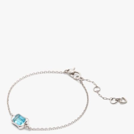 Kate Spade Outlet Molten Glass Solitaire Bracelet - Preorder — Aqua