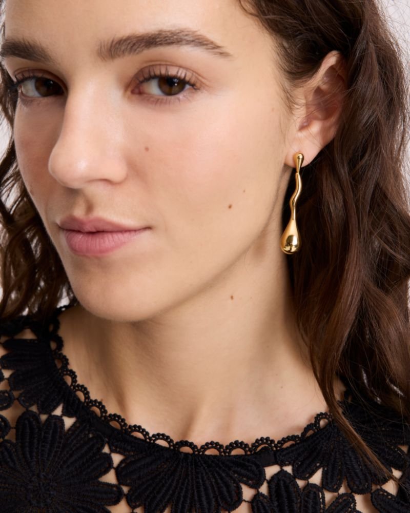 Kate Spade Outlet Molten Linear Earrings - Preorder