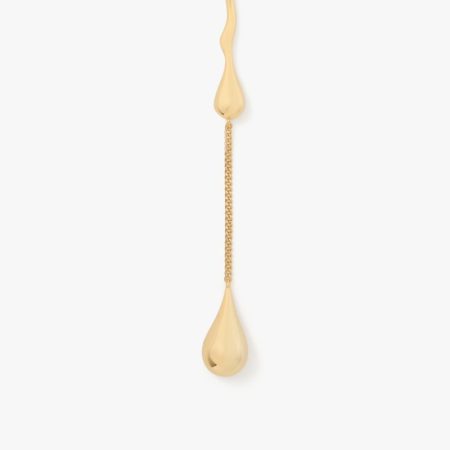 Kate Spade Outlet Molten Lariat Necklace - Preorder — Clear/Gold