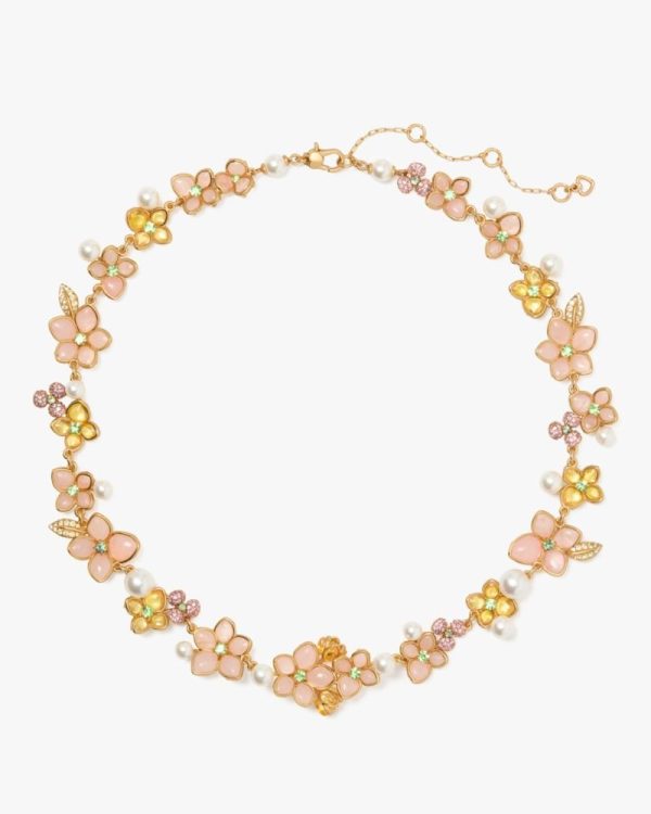 Kate Spade Outlet Pastel Petals Statement Necklace - Preorder