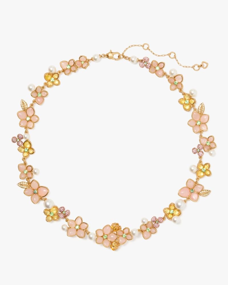 Kate Spade Outlet Pastel Petals Statement Necklace - Preorder
