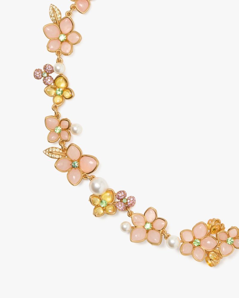 Kate Spade Outlet Pastel Petals Statement Necklace - Preorder