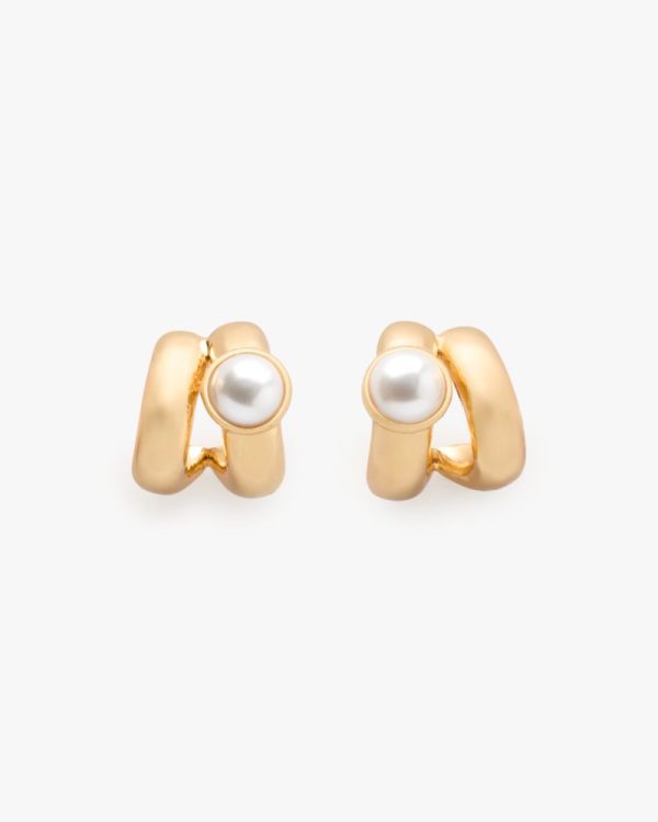 Kate Spade Outlet Keep Sparkling Round Double Huggies - Preorder