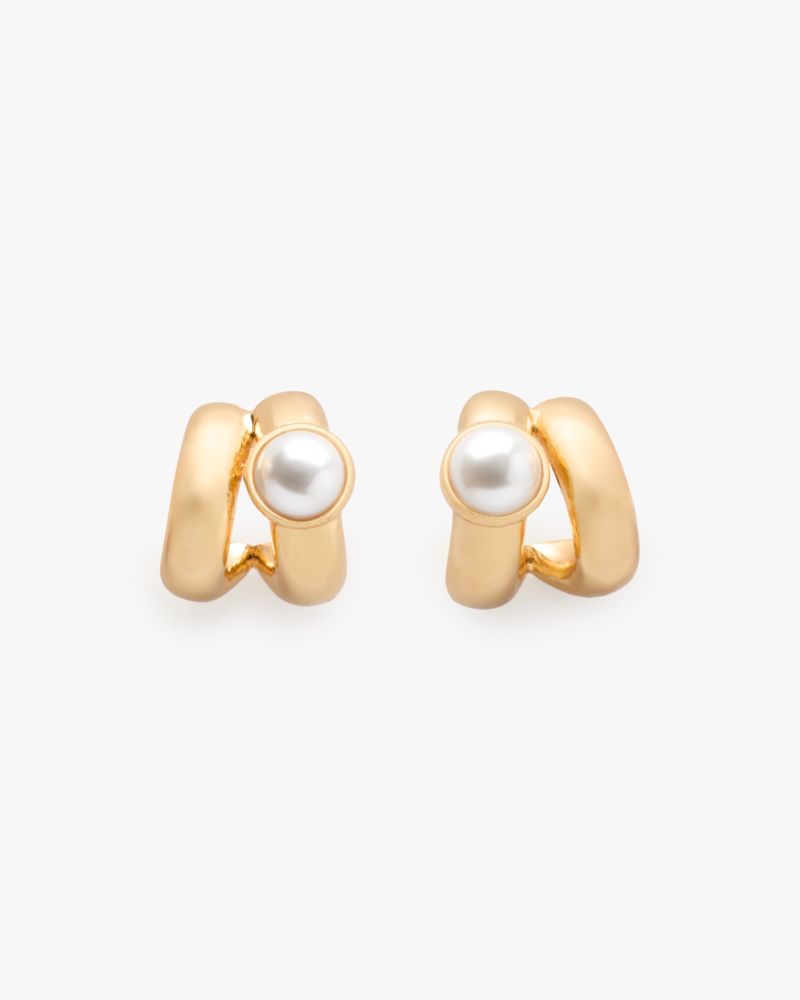 Kate Spade Outlet Keep Sparkling Round Double Huggies - Preorder