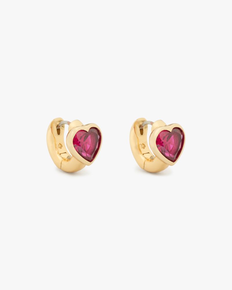 Kate Spade Outlet Keep Sparkling Heart Huggies - Preorder