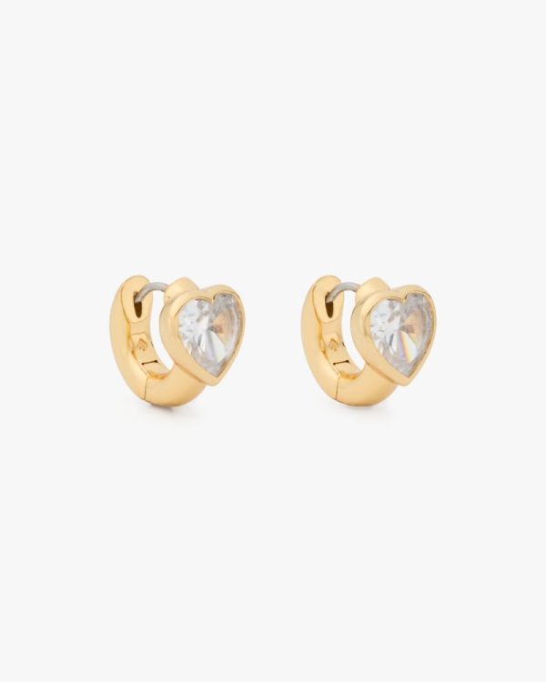 Kate Spade Outlet Keep Sparkling Heart Huggies - Preorder