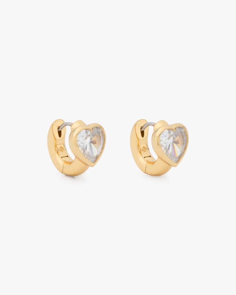 Kate Spade Outlet Keep Sparkling Heart Huggies - Preorder