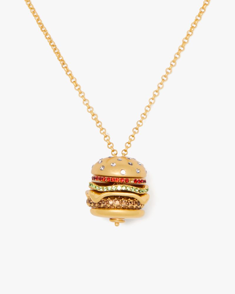 Kate Spade Outlet Fast Food Burger Pendant - Preorder
