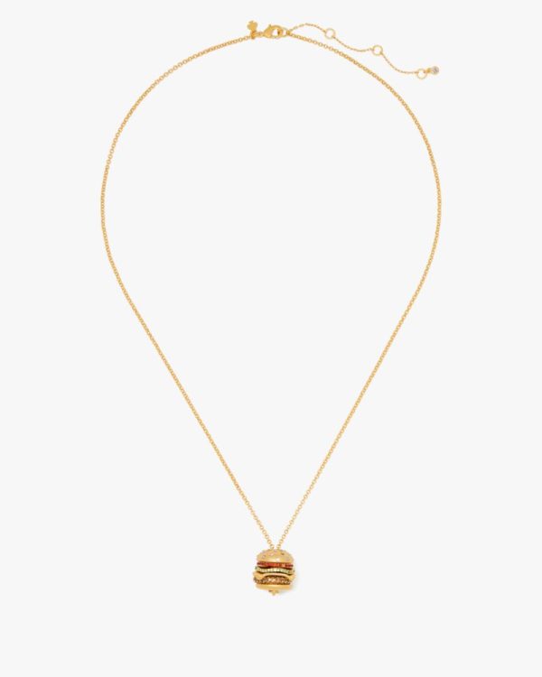 Kate Spade Outlet Fast Food Burger Pendant - Preorder