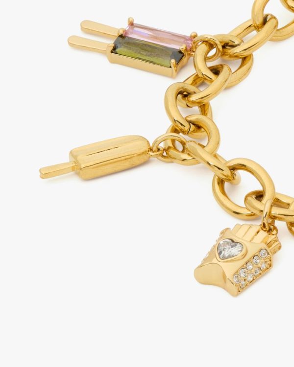 Kate Spade Outlet Fast Food Charm Bracelet - Preorder