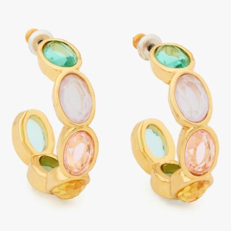 Kate Spade Outlet High Shine Hoops - Preorder — Multi