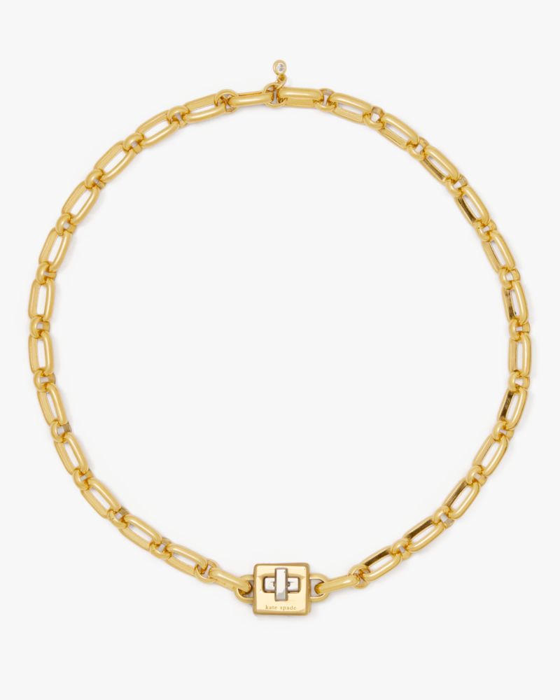 Kate Spade Outlet Phoebe Turnlock Necklace - Preorder