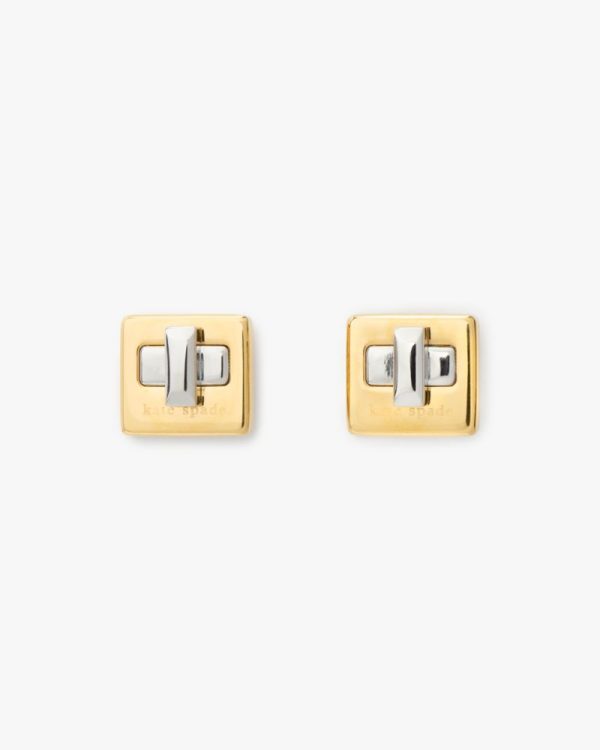 Kate Spade Outlet Phoebe Turnlock Studs - Preorder