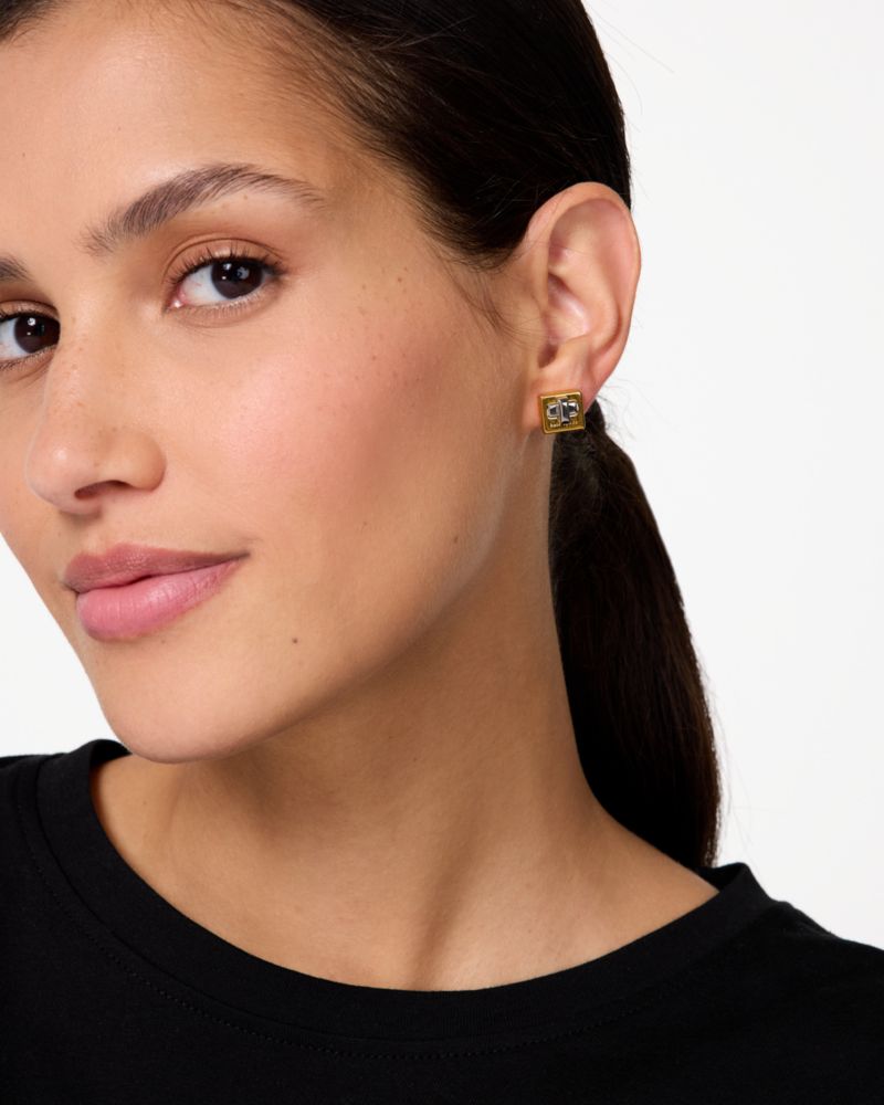 Kate Spade Outlet Phoebe Turnlock Studs - Preorder