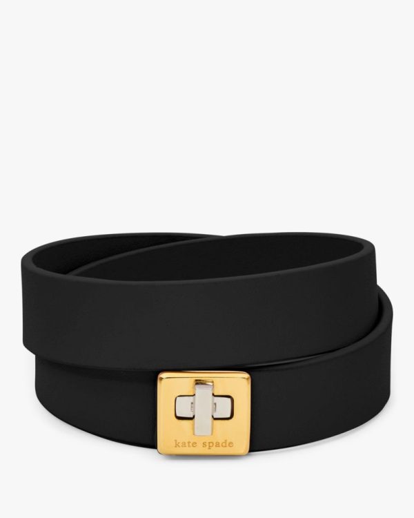 Kate Spade Outlet Phoebe Leather Double Wrap Bracelet - Preorder
