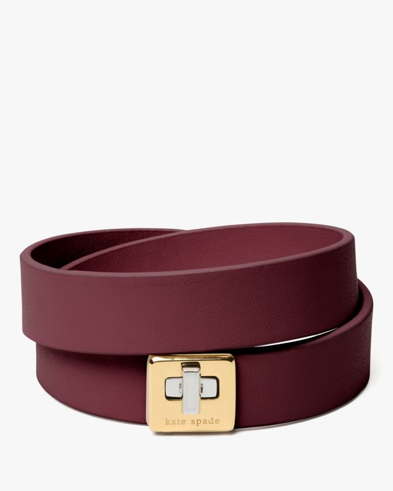 Kate Spade Outlet Phoebe Leather Double Wrap Bracelet - Preorder