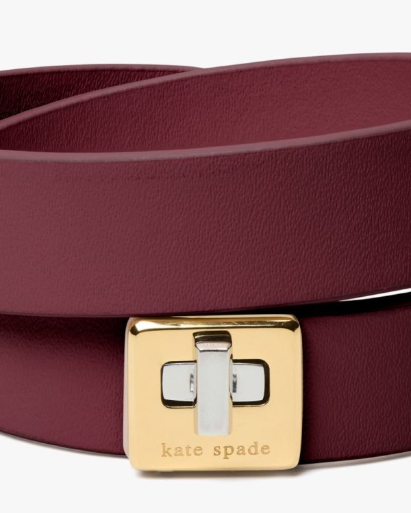 Kate Spade Outlet Phoebe Leather Double Wrap Bracelet - Preorder