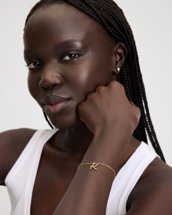 Kate Spade Outlet Initial Script Bracelet - Preorder