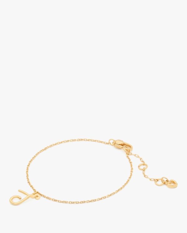 Kate Spade Outlet Initial Script Bracelet - Preorder