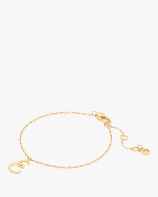 Kate Spade Outlet Initial Script Bracelet - Preorder