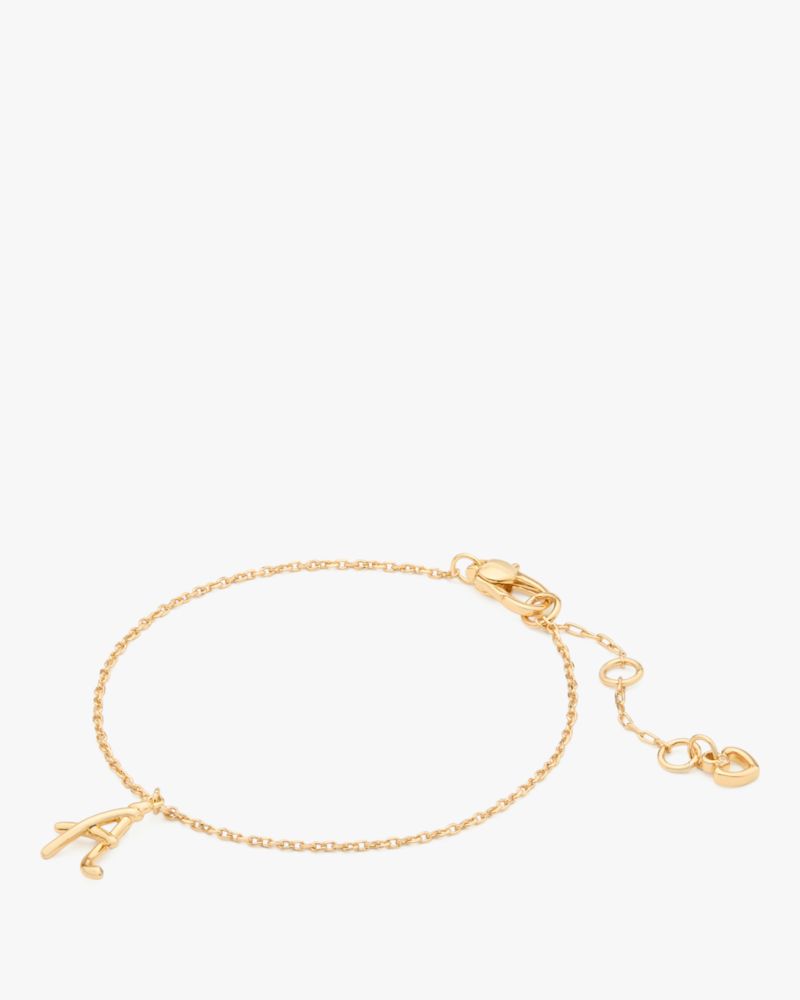 Kate Spade Outlet Initial Script Bracelet - Preorder