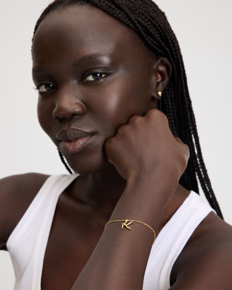 Kate Spade Outlet Initial Script Bracelet - Preorder