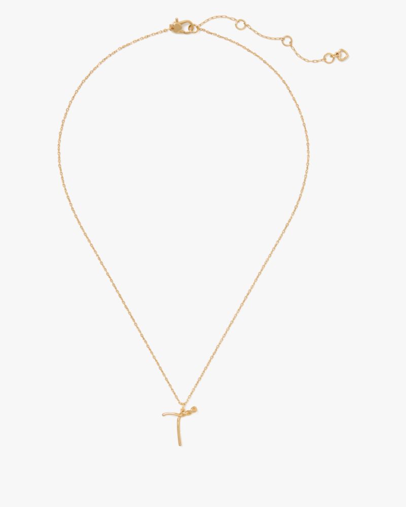 Kate Spade Outlet Initial Script T Pendant - Preorder