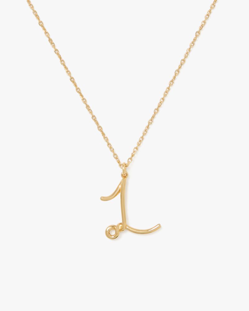 Kate Spade Outlet Initial Script L Pendant - Preorder
