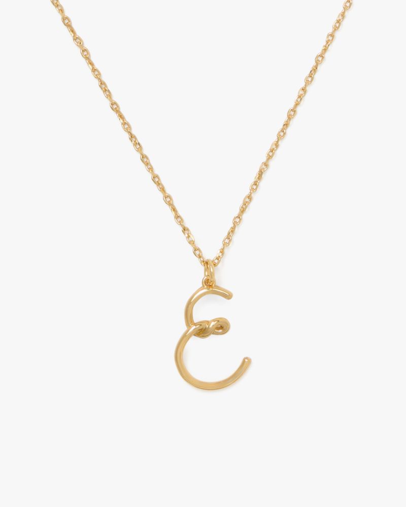 Kate Spade Outlet Initial Script E Pendant - Preorder