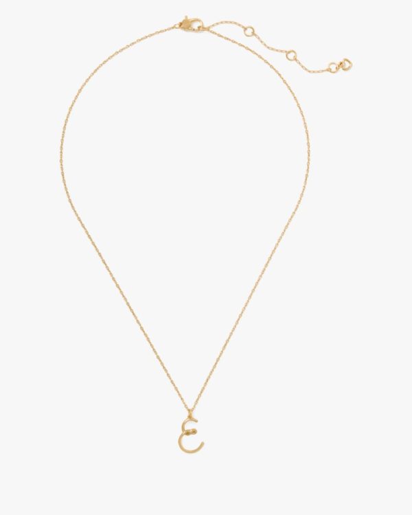 Kate Spade Outlet Initial Script E Pendant - Preorder