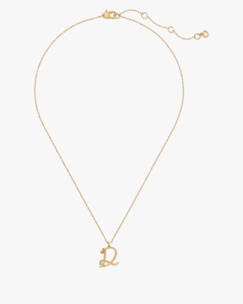Kate Spade Outlet Initial Script D Pendant - Preorder