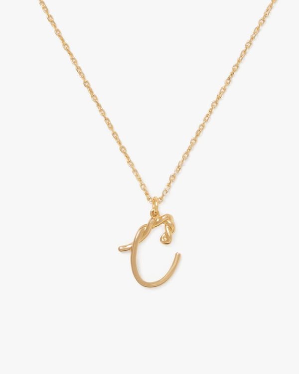 Kate Spade Outlet Initial Script C Pendant - Preorder