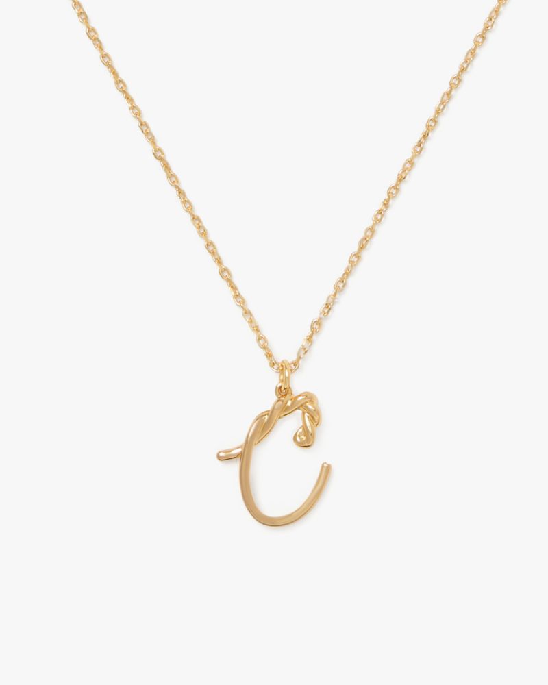 Kate Spade Outlet Initial Script C Pendant - Preorder