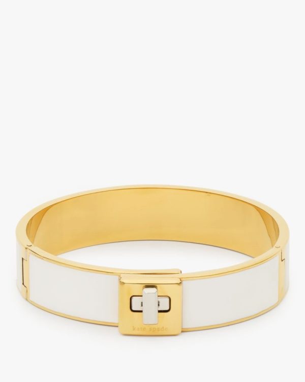 Kate Spade Outlet Phoebe Enamel Turnlock Bangle - Preorder