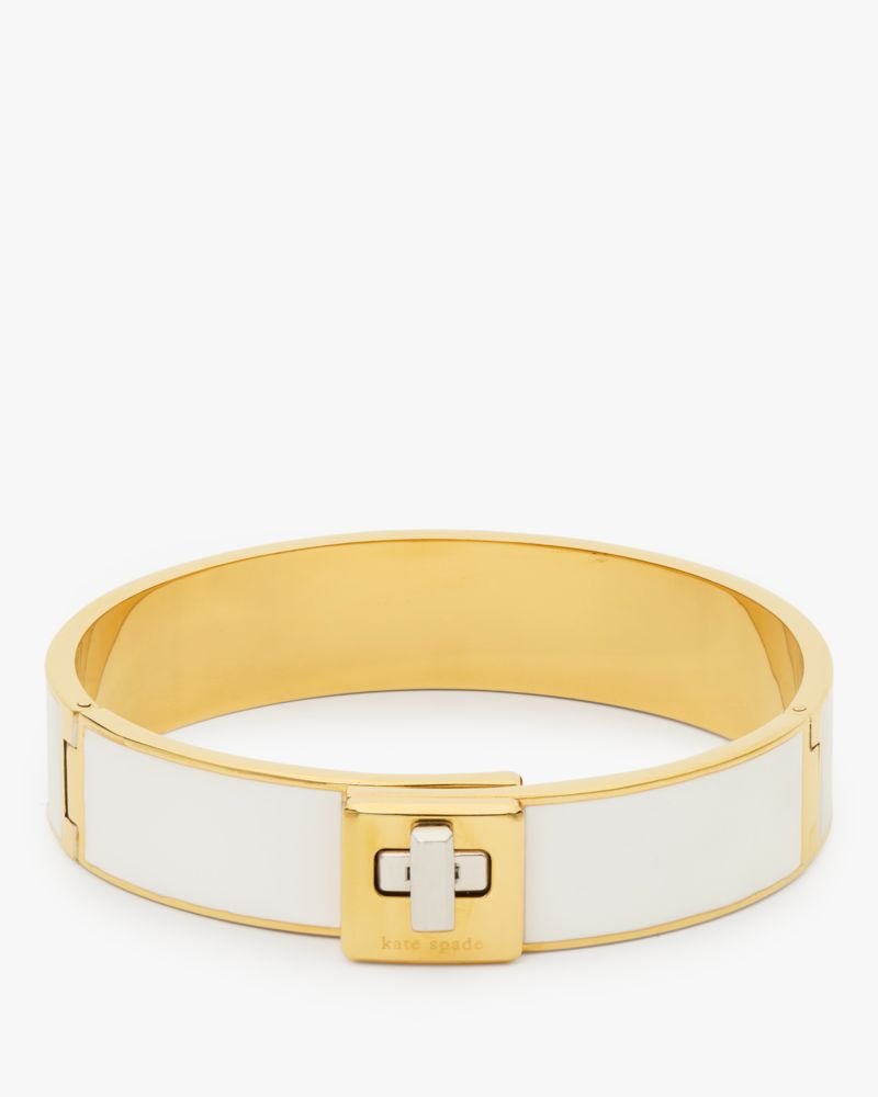 Kate Spade Outlet Phoebe Enamel Turnlock Bangle - Preorder