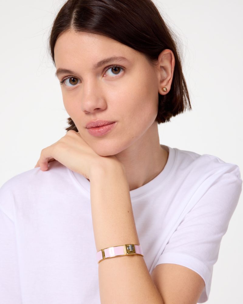Kate Spade Outlet Phoebe Enamel Turnlock Bangle - Preorder