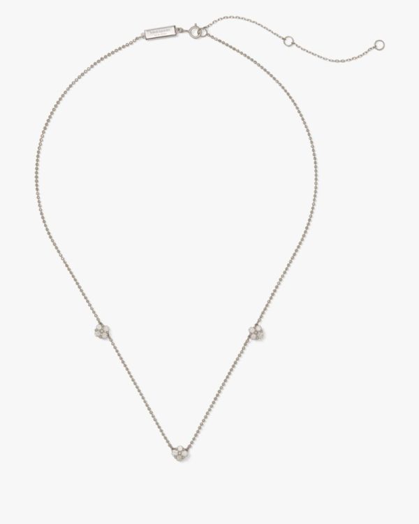 Kate Spade Outlet Kate Spade Fine Time To Shine Diamond Flower Necklace - Preorder